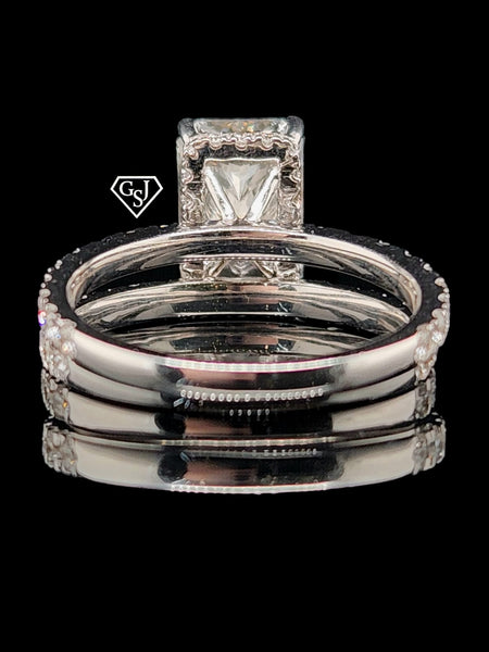 2.13 ct tdw engagement/wedding set
