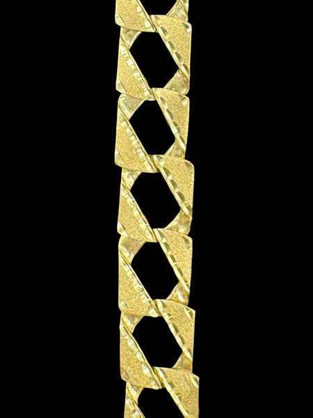 10K Double Sided Diamond-Cut Chain