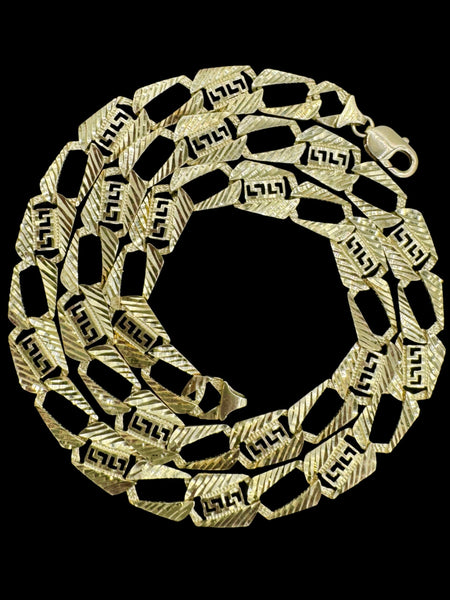 10K Versace-Inspired Solid Chain