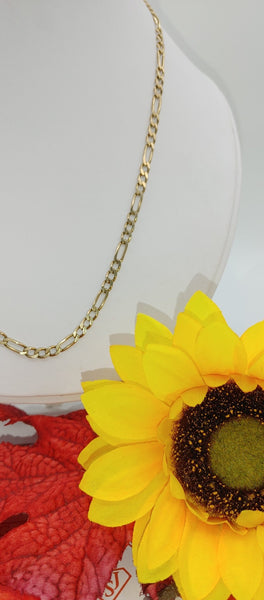 Men's Figaro 10K Gold Chain