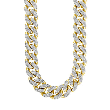 Men’s Bedazzled Gold Chain