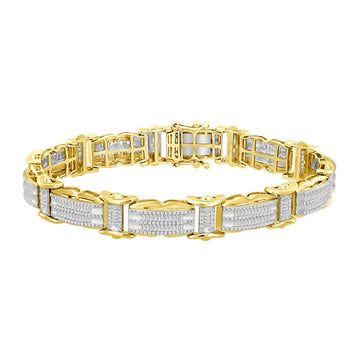 Men’s Gold Box Link Bracelet