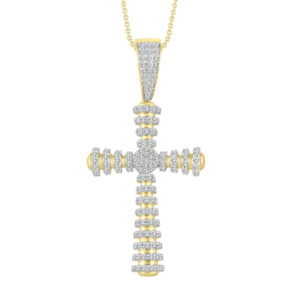 Alternating Cross Pendant
