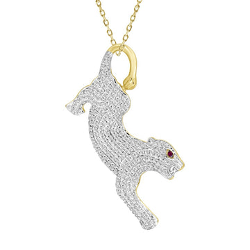 Men’s Golden Panther Pendant