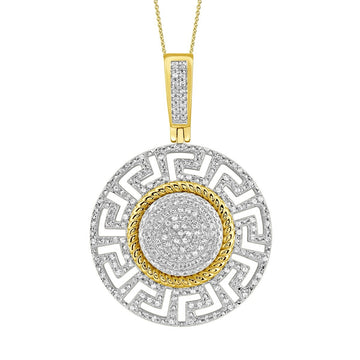 Men’s Round Pendant