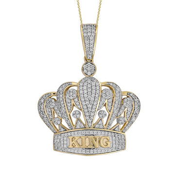 Gold King’s Crown Pendant