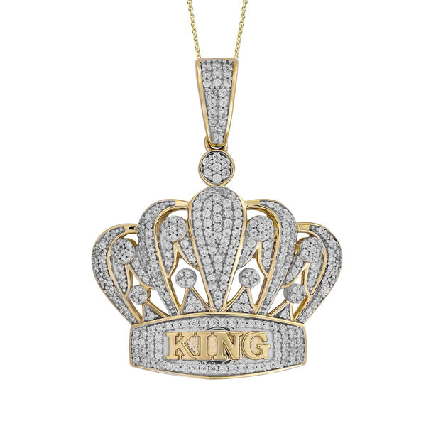 Gold King’s Crown Pendant