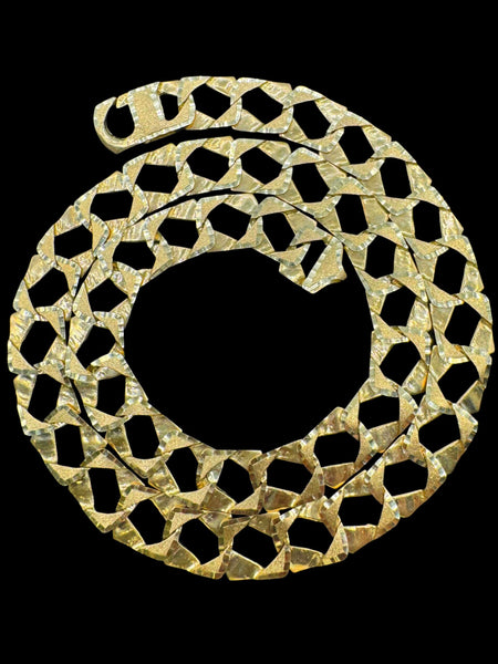 10K Double Sided Diamond-Cut Chain