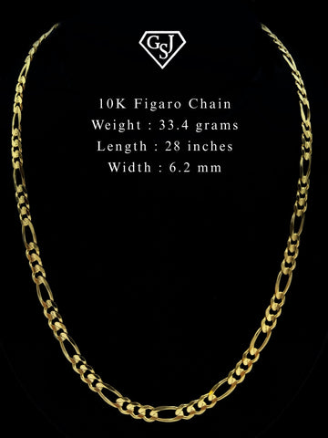 10K Figaro Chain