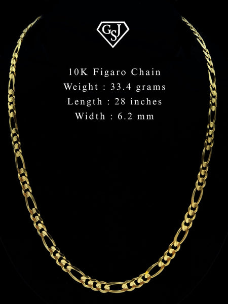 10K Figaro Chain