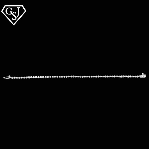 18K White Gold Diamond Bracelet