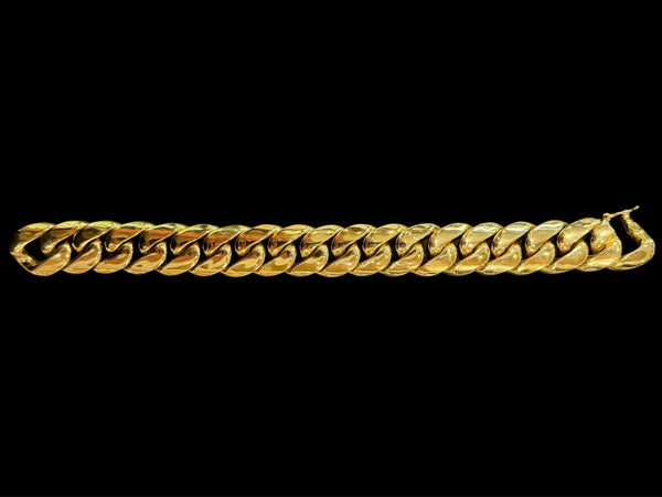 10K Solid Cuban Bracelet