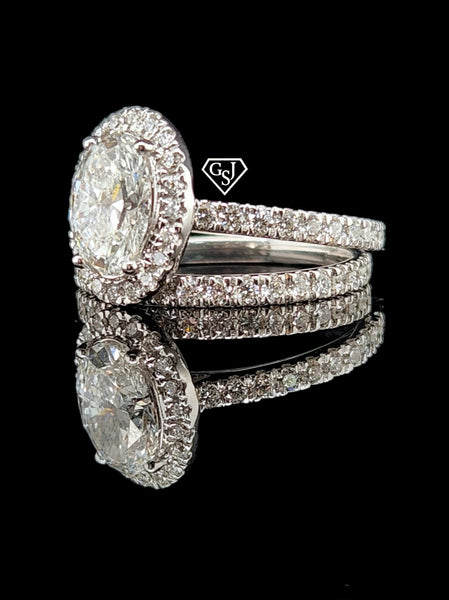14K Gold wedding set
