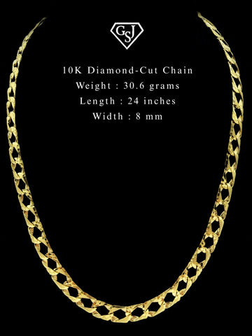 10K Diamond-Cut Chain