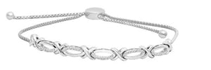 LADIES PENDANT 1/4 CT ROUND DIAMOND 10K WHITE/ROSE GOLD (CHAIN INCLUDED)