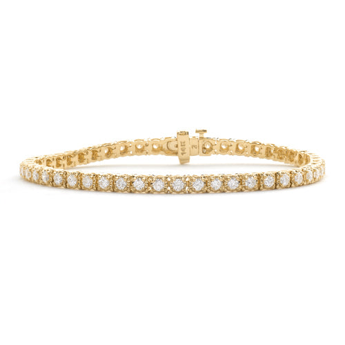 14KY 2.69CTW DIAMOND TENNIS BRACELET 7