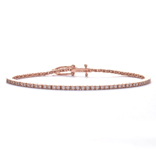 14KR 2.54CTW DIAMOND TENNIS BRACELET