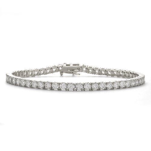 14KW 4.98CTW DIAMOND TENNIS BRACELET