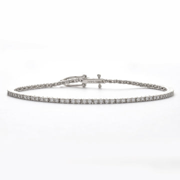 14KW 1.26CTW DIAMOND TENNIS BRACELET