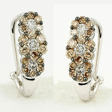 14K 0.75CTW CHAMPAGNE DIA FANCY EARRINGS
