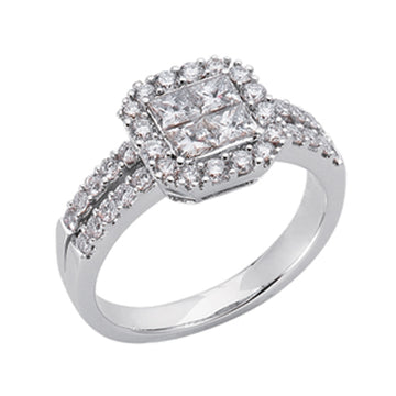 White Gold Diamond Ring