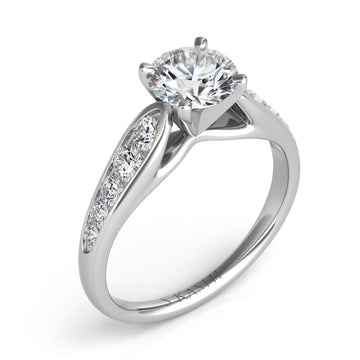 White Gold Engagement Ring