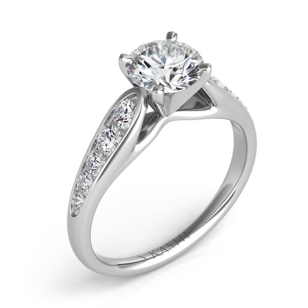 White Gold Engagement Ring