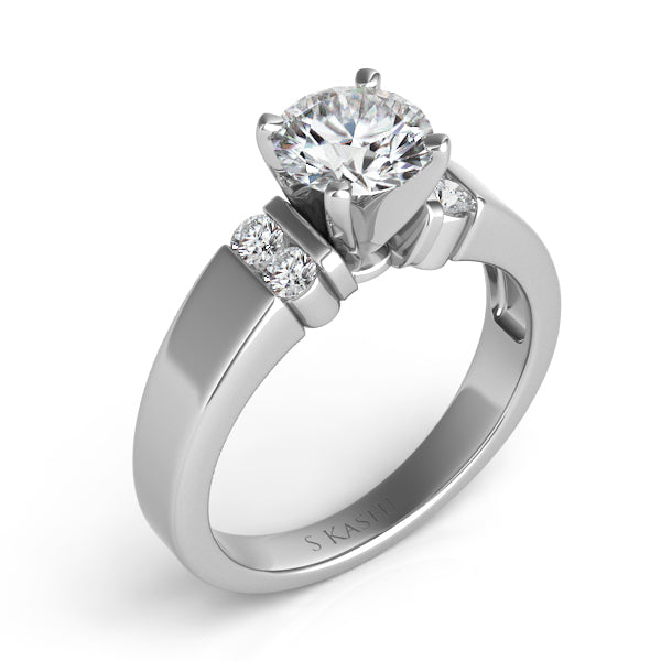 White Gold Engagement Ring