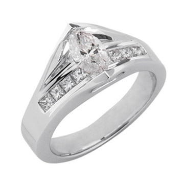 White Gold Engagement Ring
