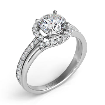 White Gold Engagement Ring