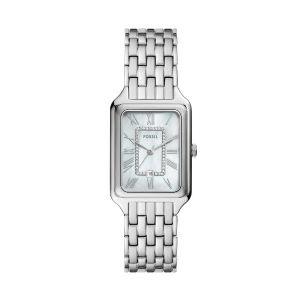 Fossil Silver MOP Dial Date