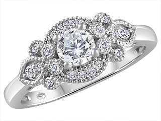 Monarch Malia 18K White Gold Engagement Ring FIJ3110/30