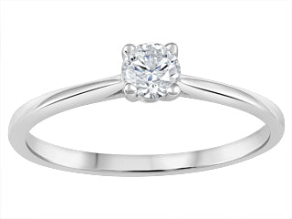 Constance Solitaire Diamond 14KT White Gold Engagement Ring EFIJ3292/23