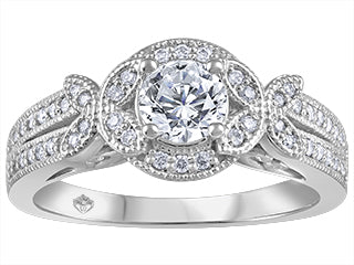 Grace 18K White Gold Engagement Ring FIJ3340/50