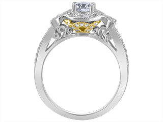Grace 18K White Gold Engagement Ring FIJ3340/50
