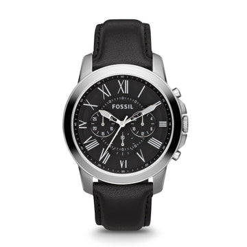 Fossil Black Silver Chrono