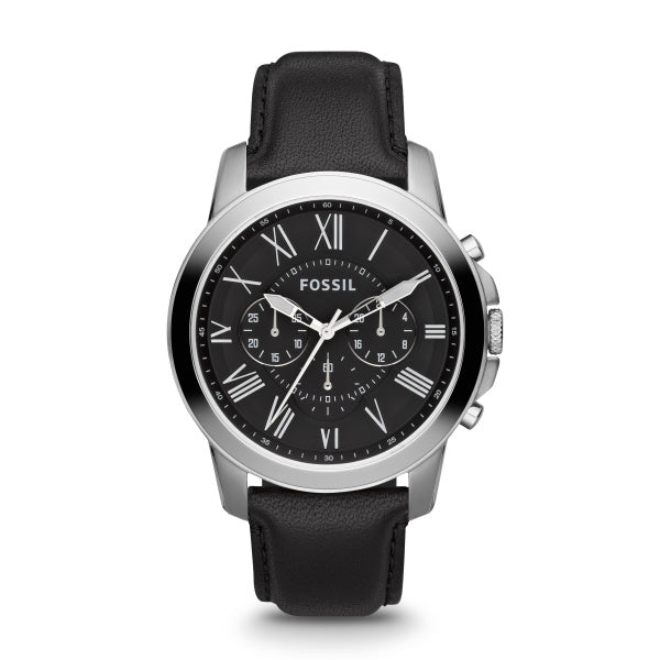 Fossil Black Silver Chrono