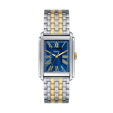 Fossil Tank Roman Two tone Blue