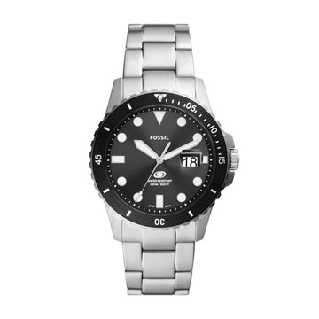 Fossil Black Stainless Quartz