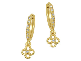 Mona Ladies 10k Gold Hoop Earrings G3019/E