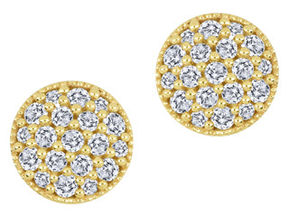 Kate 10K Yellow Gold Diamond Fashion Earrings G3027/E