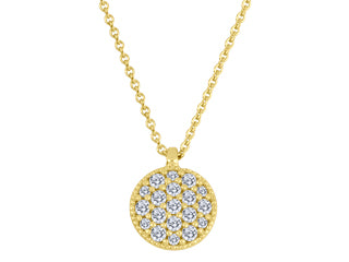 Kate 10K Yellow Gold Diamond Pendant G3027/P