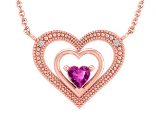Enraptured Valentines Pink Topaz Pendant G3131PPTZ