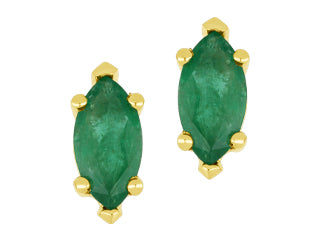 Zola-Emerald 10K Gold Earrings G3188E/E