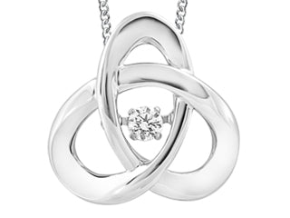 The 3-Way Infinities 10K White Gold Diamond Pendant ICG2114P05