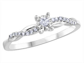 Savannah Diamond 10KT White Gold Engagement Ring ICJ3248/04