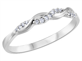 Savannah Diamond 10KT White Gold Engagement Band Ring ICJ3248/W