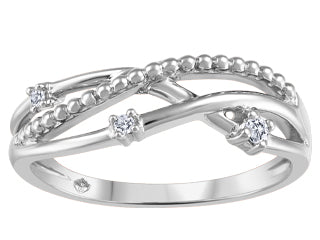 Ivy-Climb 10k White/Pink Gold Fashion Ring ICJ3462/02