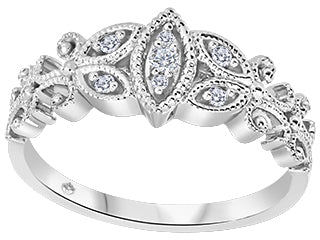Maia Diamond 10KT White Gold Engagement Ring ICJ3517/02
