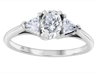 Vivie Diamond 18KT White Gold Engagement Ring ICJ3606/50